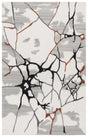 Safavieh Metro 4'-0" x 6'-0" Rug in Ivory / Grey