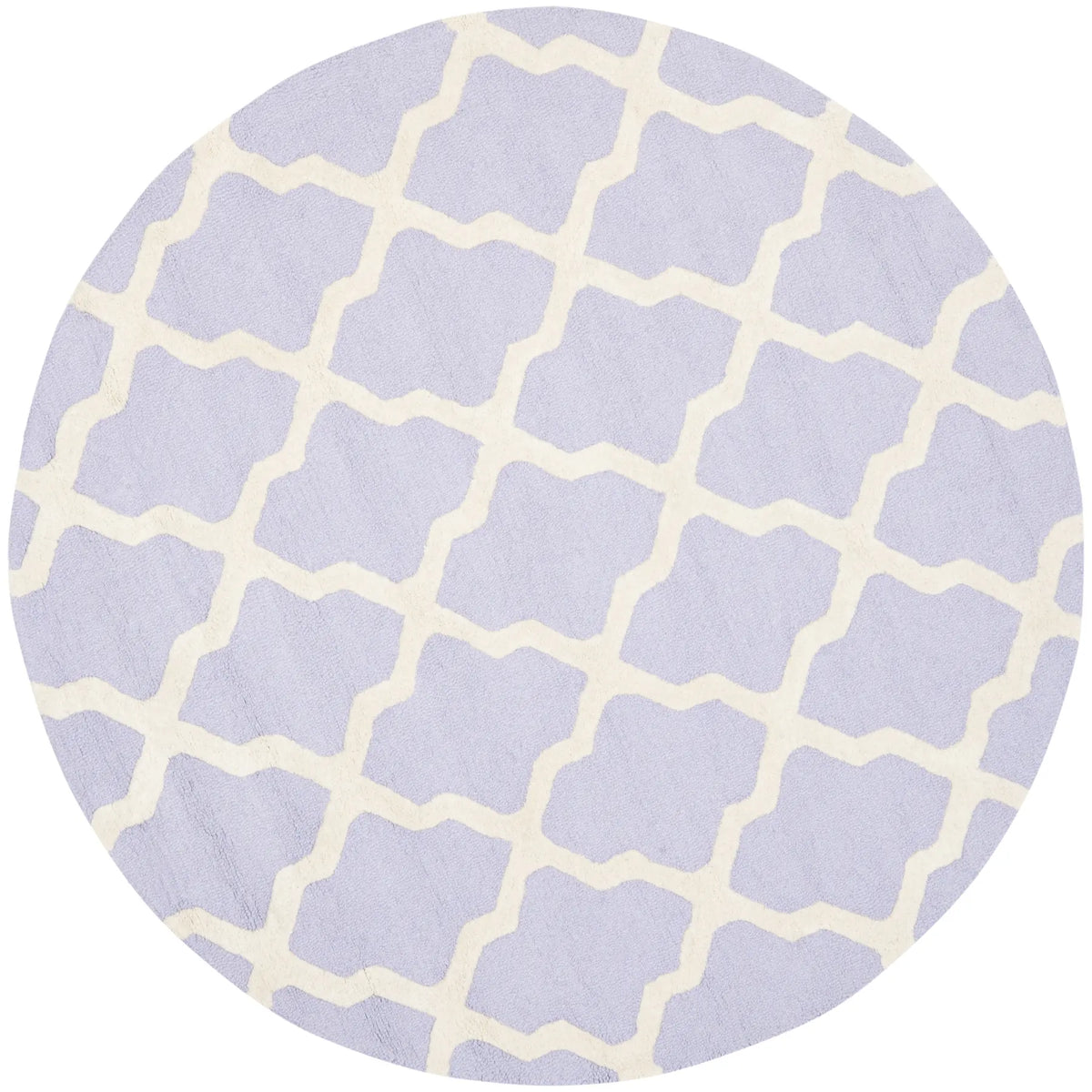 Safavieh Cambridge 6'-0" x 6'-0" Rug in Lavander / Ivory