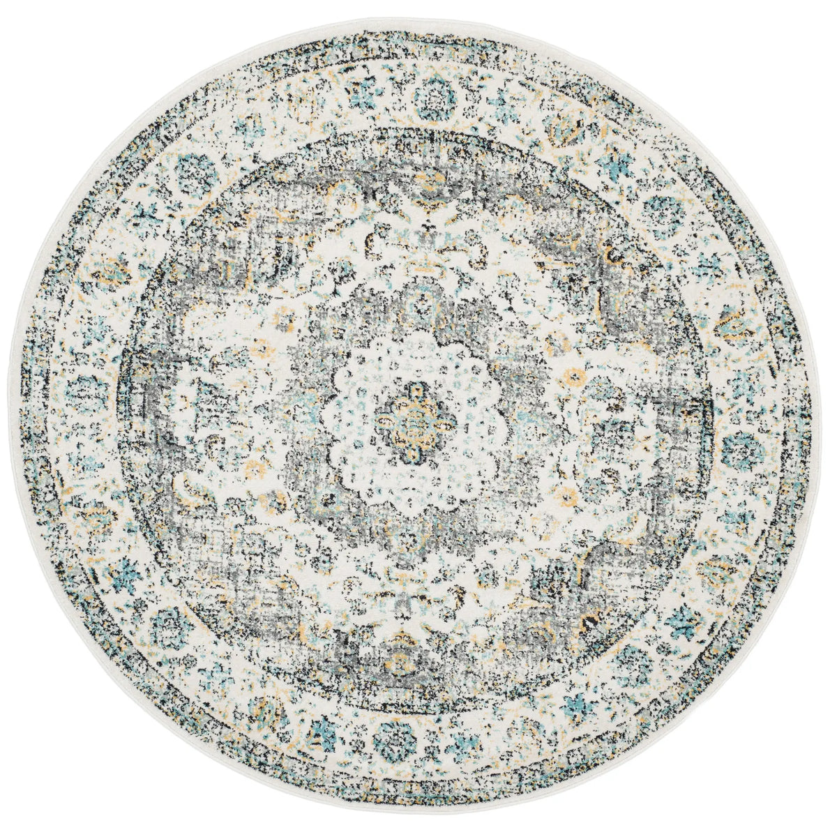 Safavieh Evoke 5'-3" x 5'-3" Rug in Grey / Gold