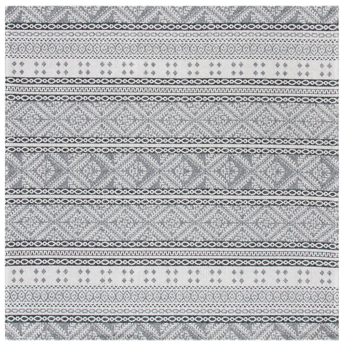 Safavieh Augustine 6'-4" x 6'-4" Rug in Light Grey / Anthracite