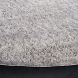 Safavieh Berber Shag 10'-0" x 10'-0" Rug in Grey / Ivory