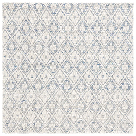Safavieh Marbella 6'-0" x 6'-0" Rug in Blue / Ivory