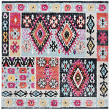 Safavieh Adirondack 6'-0" x 6'-0" Rug in Aqua / Fuchsia