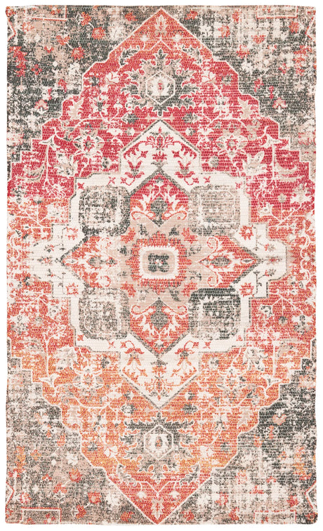 Safavieh Saffron 3'-0" x 5'-0" Rug in Beige / Red