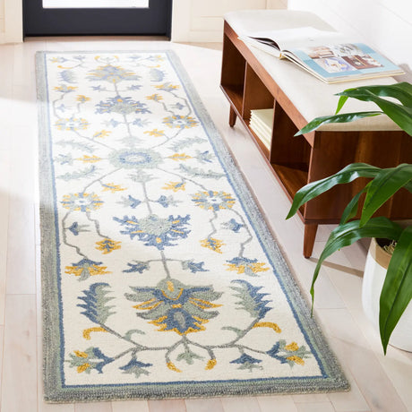 Safavieh Metro 2'-3" x 9'-0" Rug in Ivory / Blue
