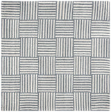 Safavieh Abstract 6'-0" x 6'-0" Rug in Ivory / Dark Grey