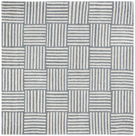 Safavieh Abstract 6'-0" x 6'-0" Rug in Ivory / Dark Grey