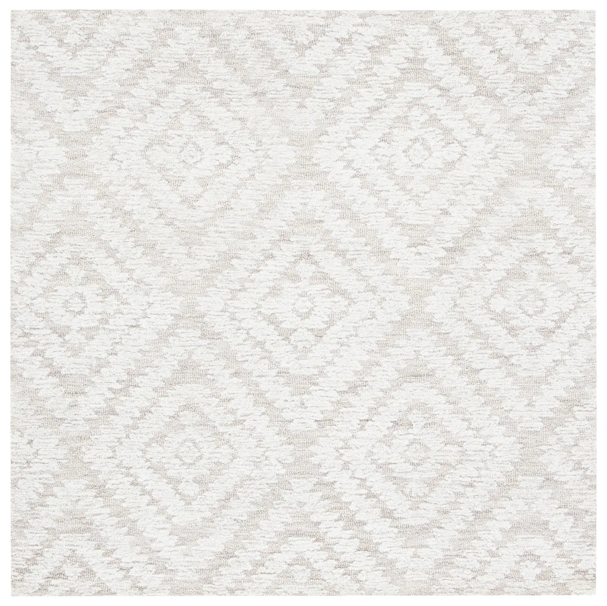 Safavieh Micro-Loop 5'-0" x 5'-0" Rug in Beige / Brown