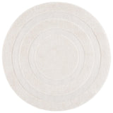 Safavieh Florida Shag 10'-0" x 10'-0" Rug in Creme / Creme