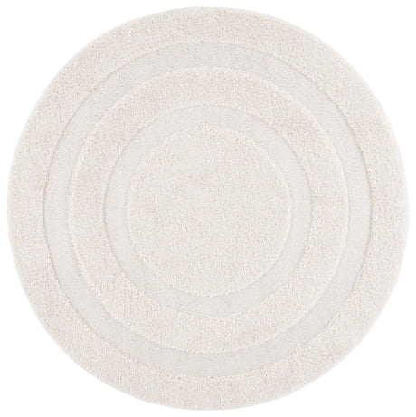 Safavieh Florida Shag 10'-0" x 10'-0" Rug in Creme / Creme