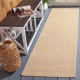 Safavieh Courtyard 2'-3" x 8'-0" Rug in Beige / Gold