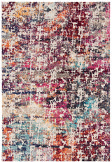 Safavieh Madison 4'-0" x 6'-0" Rug in Red / Light Blue