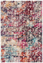 Safavieh Madison 4'-0" x 6'-0" Rug in Red / Light Blue