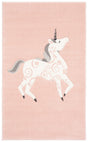 Safavieh Carousel Kids 100 3'-3" x 5'-3" Rug in Pink / Ivory