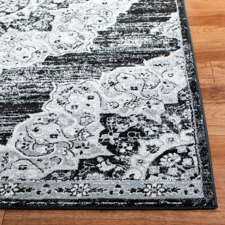 Safavieh Brentwood 4'-0" x 6'-0" Rug in Black / Grey