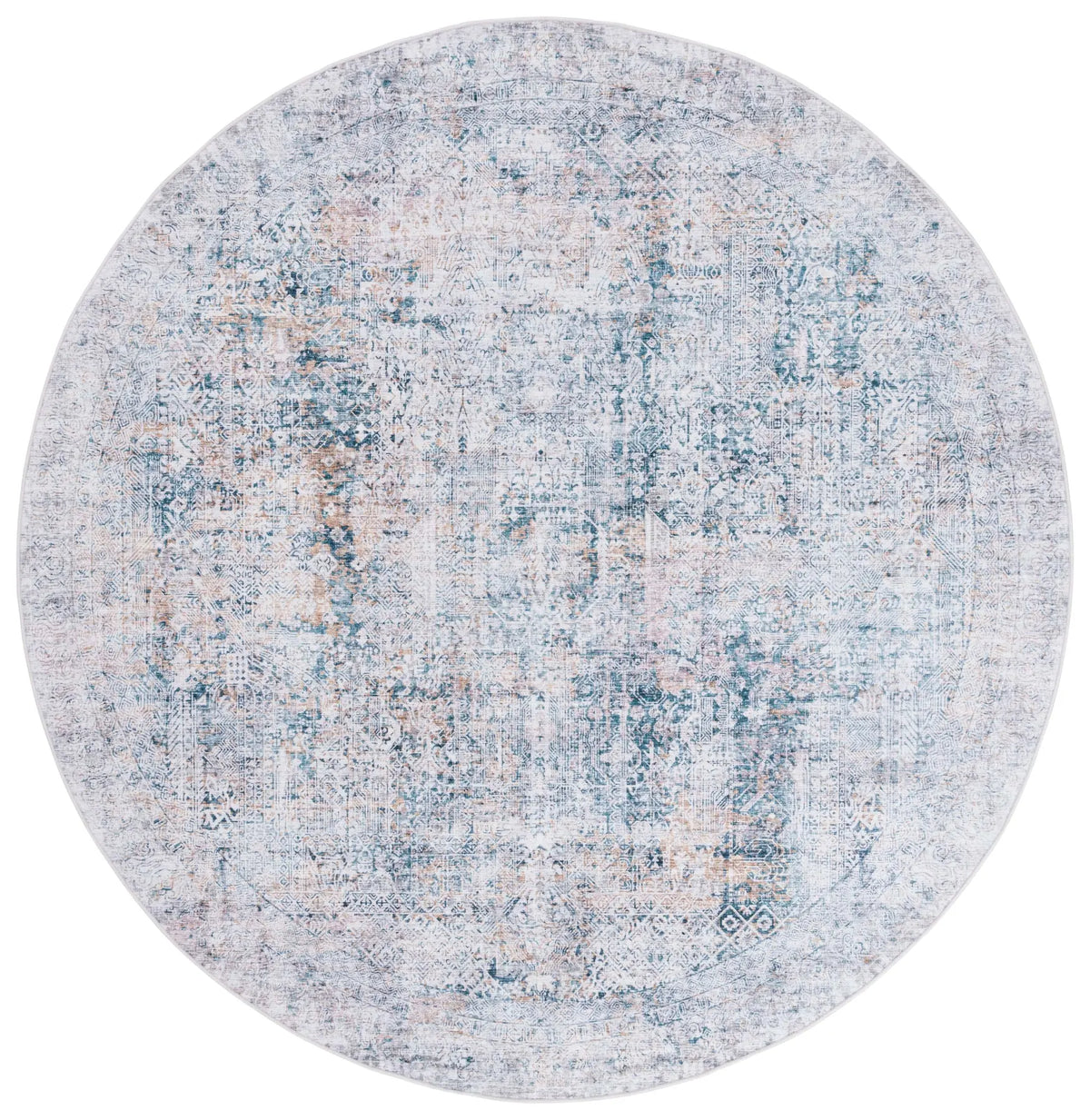 Safavieh Arizona 6'-0" x 6'-0" Rug in Dark Green / Beige