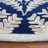 Safavieh Capri 5'-0" x 5'-0" Rug in Navy / Ivory