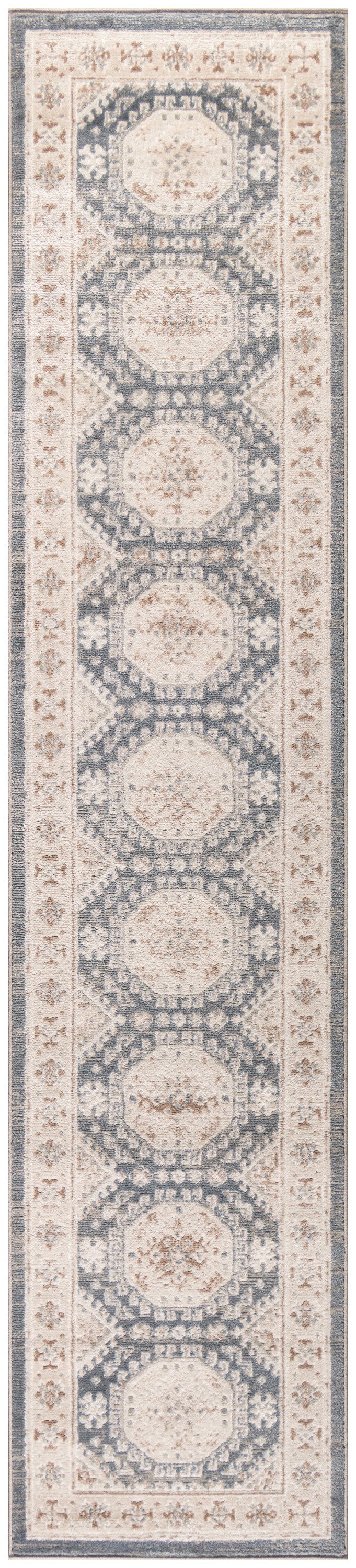 Nourison Serenity Home Srh01 Ivory Blue Area Rug