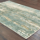 Oriental Weavers Sphinx Formations 70002 Blue / Grey Rugs - angle detail