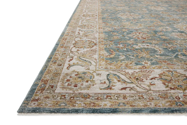 Loloi Gaia Gaa-04 Ocean/Multi Rug - rug corner