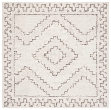 Safavieh Casablanca 6'-0" x 6'-0" Rug in Ivory / Taupe