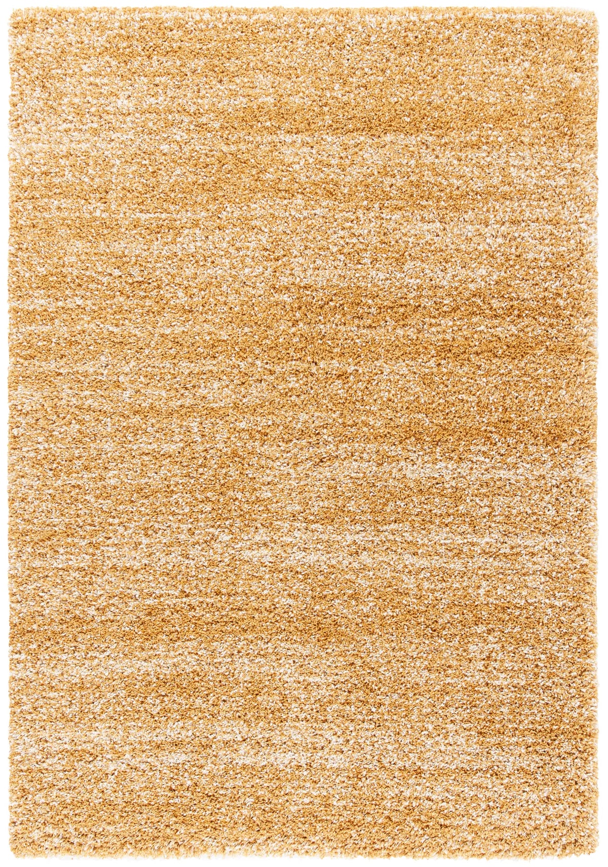 Safavieh Hudson Shag 4'-0" x 6'-0" Rug in Gold / Ivory