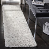 Safavieh Madrid Shag 200 2'-0" x 10'-0" Rug in Silver