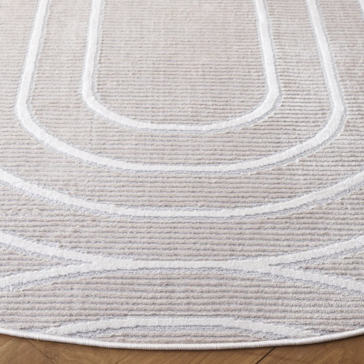 Safavieh Archway 6'-7" x 6'-7" Rug in Beige / Grey