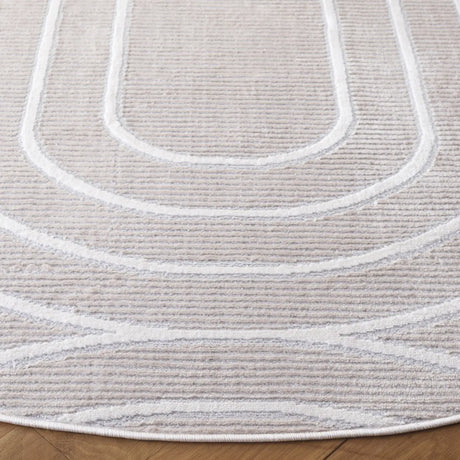 Safavieh Archway 6'-7" x 6'-7" Rug in Beige / Grey