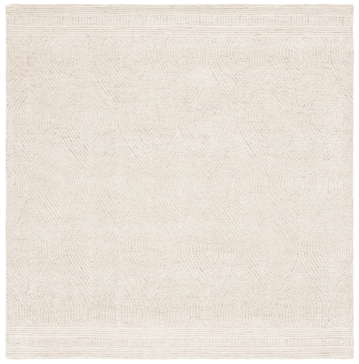 Safavieh Abstract 6'-0" x 6'-0" Rug in Ivory / Beige