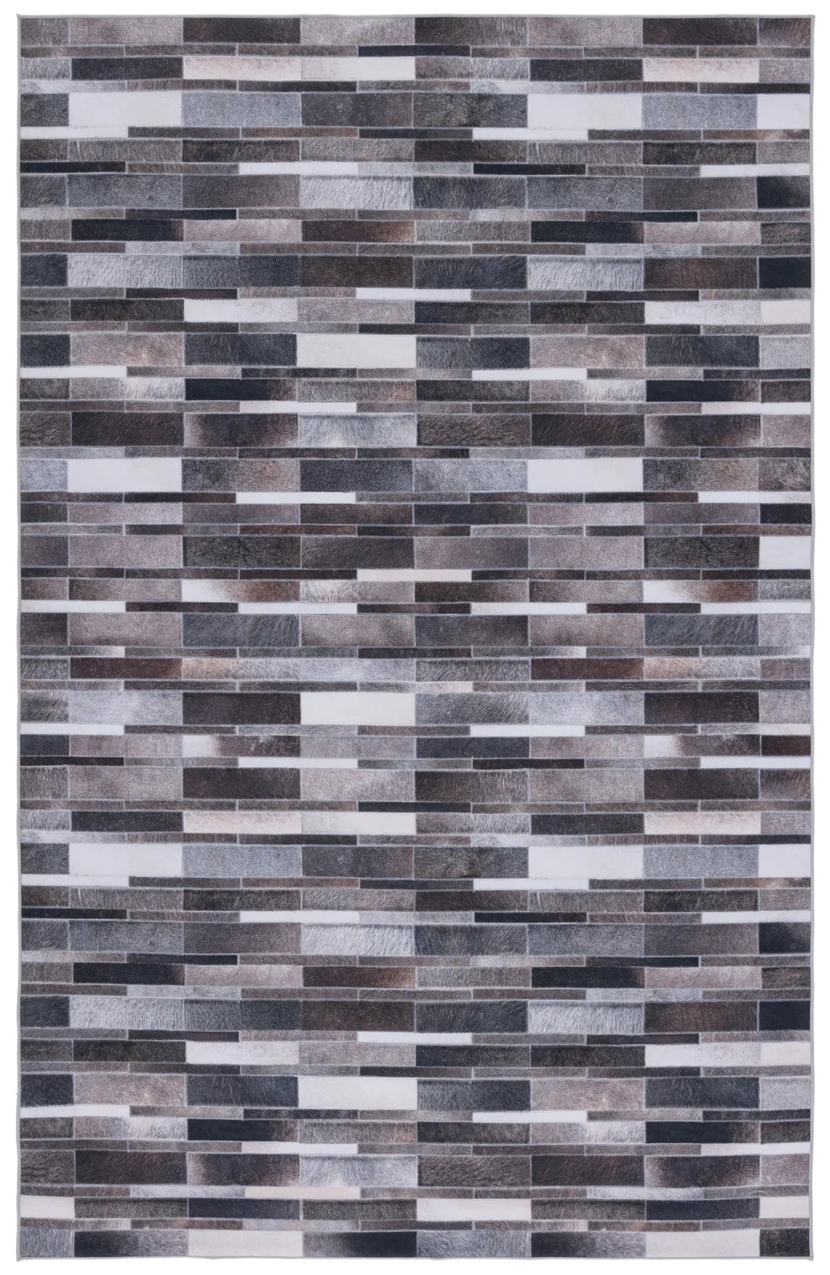 Safavieh Faux Hide 4'-0" x 6'-0" Rug in Ivory / Grey