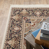 Oriental Weavers Sphinx Masterpiece 1802W Ivory/ Multi Rugs - corner detail