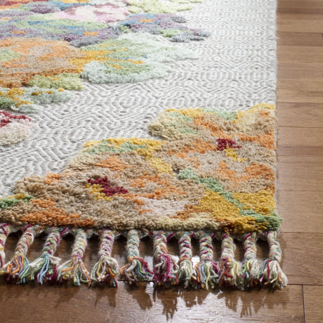 Safavieh Kenya 6'-0" x 9'-0" Rug in Orange / Light Grey
