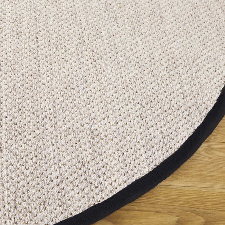 Safavieh Natural Fiber 6'-0" x 8'-0" Rug in Marble / Black