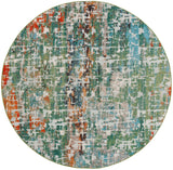 Safavieh Madison 6'-7" x 6'-7" Rug in Sage / Rust
