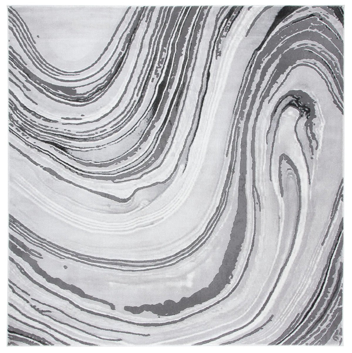Safavieh Craft 6'-7" x 6'-7" Rug in Light Grey / Grey