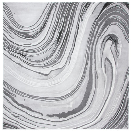 Safavieh Craft 6'-7" x 6'-7" Rug in Light Grey / Grey