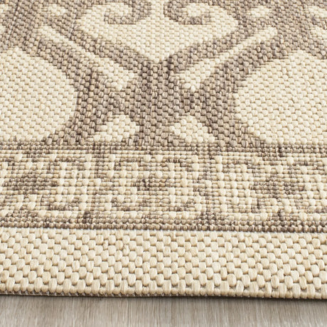 Safavieh Courtyard 2'-3" x 6'-7" Rug in Natural / Brown