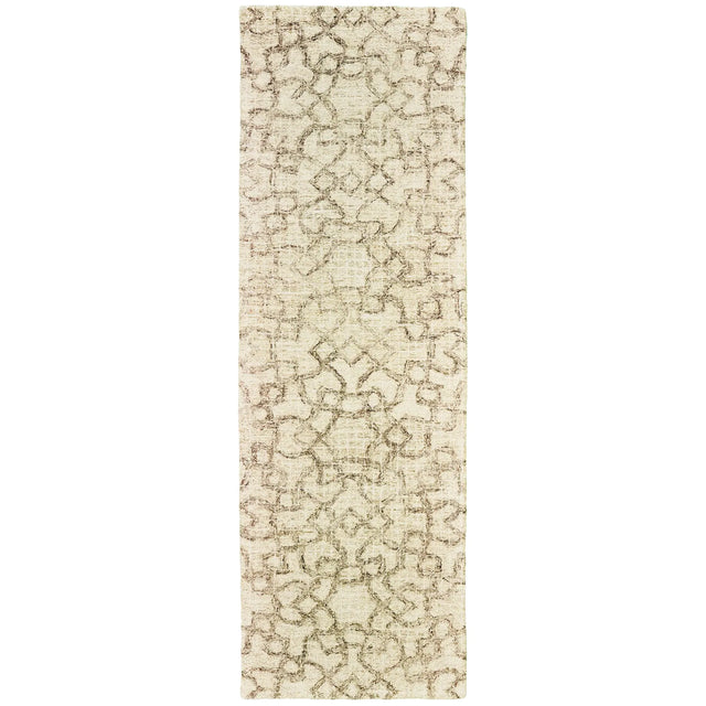 Oriental Weavers Sphinx Tallavera 55608 Tan / Ivory Rugs - runner