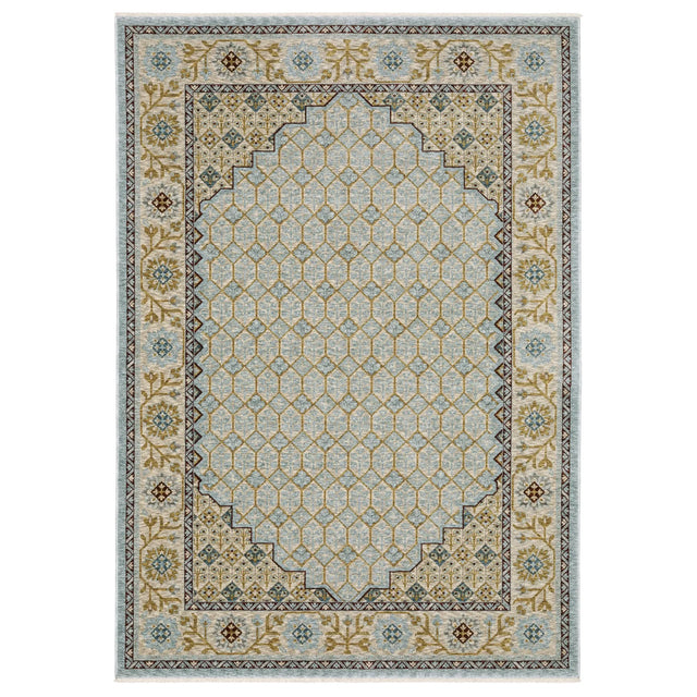 Oriental Weavers Sphinx Capella CAP02 Gold Rugs - main flat