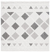 Safavieh Lotus 6'-7" x 6'-7" Rug in Ivory / Dark Grey