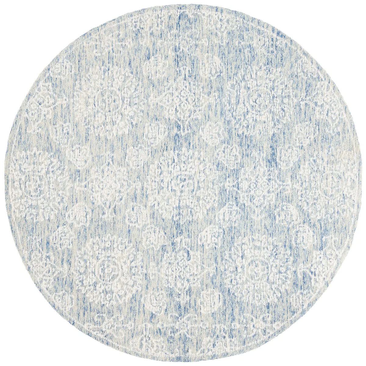 Safavieh Ebony 6'-0" x 6'-0" Rug in Ivory / Blue