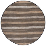 Safavieh Natural Fiber 7'-0" x 7'-0" Rug in Black / Natural