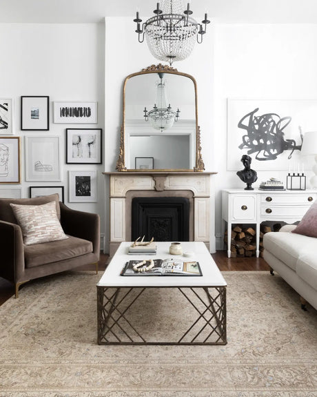 Loloi Loren Lq-03 Sand / Taupe Rugs - room scene 1