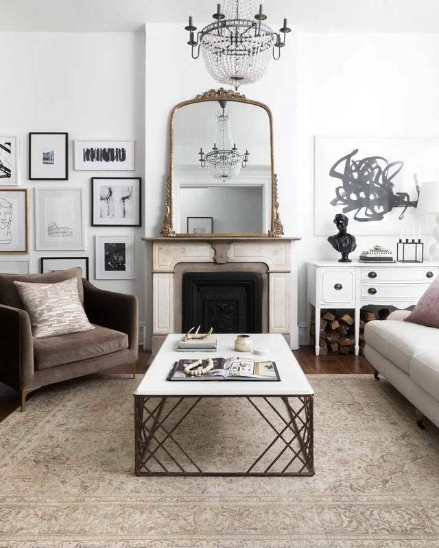 Loloi Loren Lq-03 Sand / Taupe Rugs - room scene 1