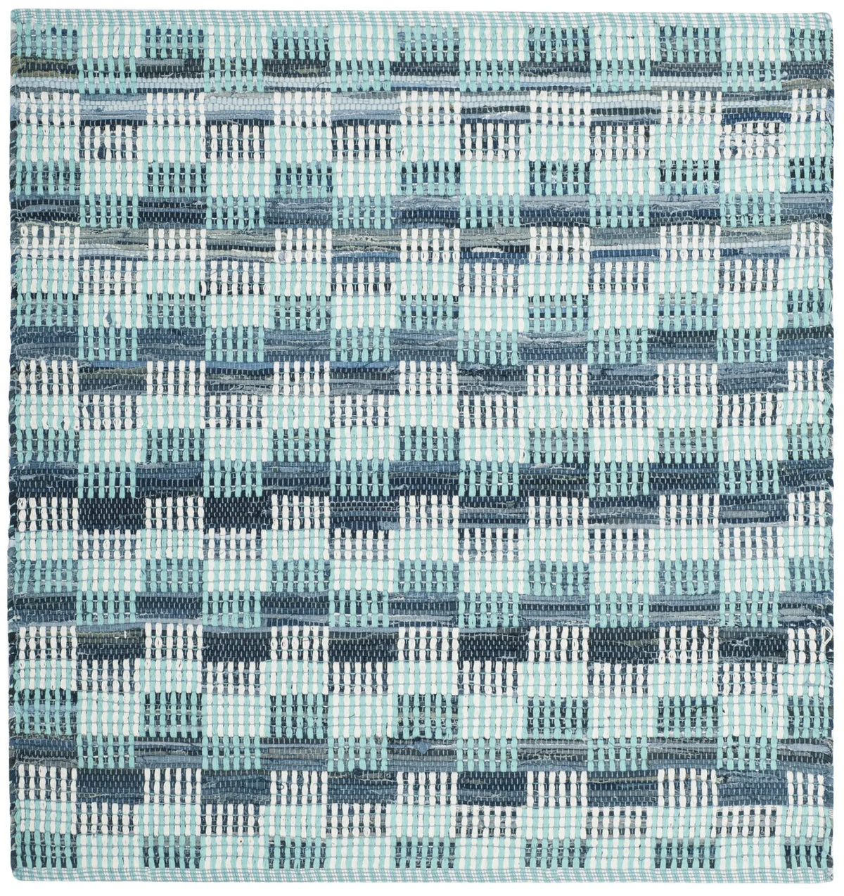 Safavieh Montauk 4'-0" x 4'-0" Rug in Turquoise / Multi