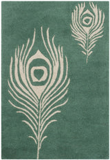Safavieh Soho 2'-0" x 3'-0" Rug in Teal / Ivory