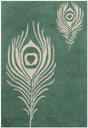 Safavieh Soho 2'-0" x 3'-0" Rug in Teal / Ivory