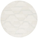Safavieh Mykonos 6'-0" x 6'-0" Rug in Ivory / Blue