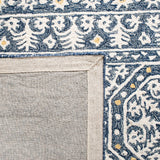 Safavieh Micro-Loop 5'-0" x 8'-0" Rug in Blue / Ivory